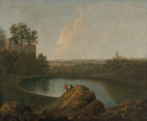 ネミ湖の頭 作： Imitator of Richard Wilson RA