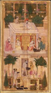 庭で本を作る 作： Indian Art