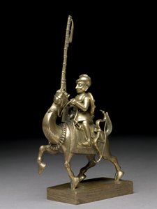 ラクダに乗ったマッチロックマン、ビザガパタム、1795年頃（真鍮） 作： Indian School