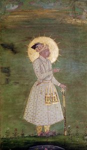 アクバル（1542-1605） 作： Indian School