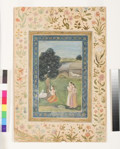バイラヴァのバイラヴィラジーニ、1780年頃 作： Indian School