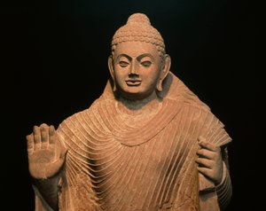 ブッダ、グプタ時代（320〜550） 作： Indian School
