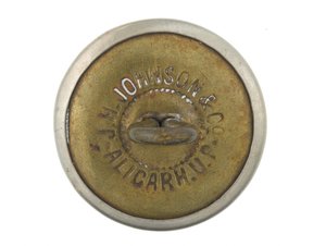 ボタン、ボンベイボランティアライフル、1901-1947 作： Indian School