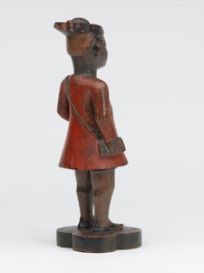 マドラス陸軍のセポイの彫刻が施された木製の会社の学校の図、1785年頃 作： Indian School
