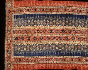 コロマンデル海岸からのタイの貿易のための儀式用のスカート丈（綿塗装） 作： Indian School