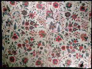 装飾織物、1725-50 作： Indian School