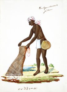 漁師（紙にトイレ） 作： Indian School
