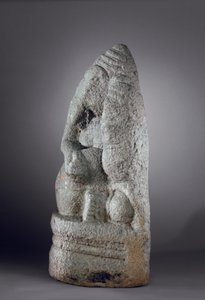 ガネーシャ、12〜13世紀（花崗岩） 作： Indian School