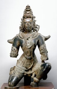 ガルーダ、マディヤプラデーシュ州マンドラフォート出身、西暦1200年（黒い石）