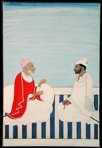 で。11B.53 謁見するラージャ（1800年頃）（ベラム製 作： Indian School