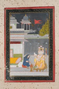 Khambhavati Ragini、1790年頃 作： Indian School