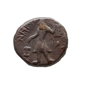 クシャンコイン、AD 127-155（銅） 作： Indian School
