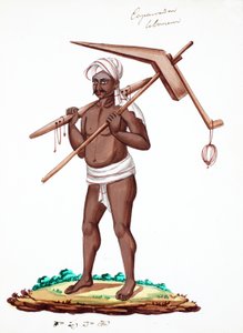 労働者（紙にトイレ） 作： Indian School