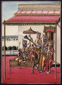 MSS EUR C 116/1 f.13v ラーマ、ヒンズー教の叙事詩「Adhyatma Ramayana」より