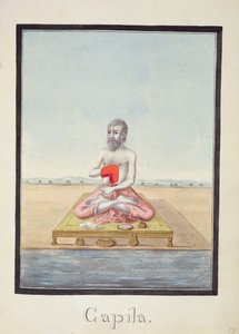 MSS EUR C 116/1 f.77r ヒンズー教の叙事詩「Adhyatma Ramayana」の賢者、カピラ 作： Indian School