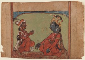 ミニチュア絵画（紙に不透明なトイレ） 作： Indian School
