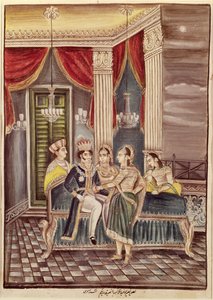 Nasir Ud-Din Haidar（1827-1873）王宮のオウド王、1845