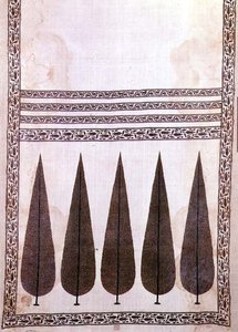 17世紀から18世紀までのラージャスターン州のパトカ（綿） 作： Indian School