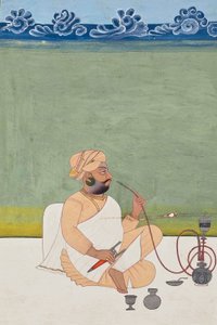 ハンファタヨギの肖像、1800年頃 作： Indian School