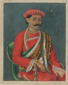 若い男の肖像 作： Indian School
