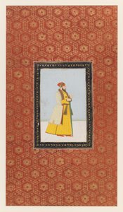 カマールアルディンカーン、1875-1900（紙に不透明なトイレと金） 作： Indian School