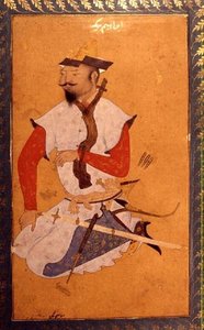16世紀の大規模なCliveアルバムのTurkoman Prisoner 作： Indian School