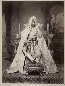 ラジェンドラ・シン卿、パティアラのマハラジャ 作： Indian photographer