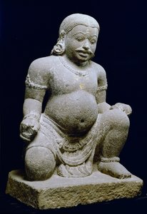 南西の守護神ナイリタ（安山岩） 作： Indonesian School