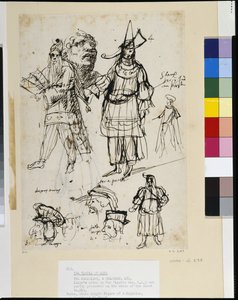 愛の神殿」に出演した俳優たち 作： Inigo Jones