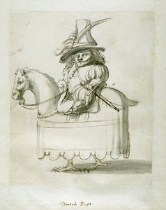 オランダのページ（紙にペンとインク 作： Inigo Jones
