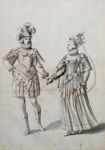 星の影響」（紙にペンとインク 作： Inigo Jones