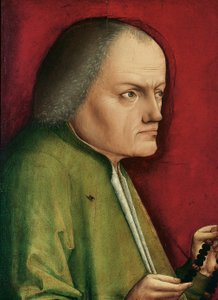 チロル大公ジギスムント「コインの金持ち」の肖像 作： Innsbrucker Hofmaler