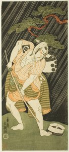 侍従としての初代坂田佐十郎 作： Ippitsusai Bunchō