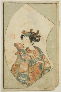 俳優 嵐ひなじ 『絵本舞台扇』より 作： Ippitsusai Bunchō