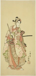 若衆 役者 佐野川市松二代目（若衆） 作： Ippitsusai Bunchō