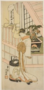 「富士文」より 中大宮遊園地の花魁半太夫 作： Ippitsusai Bunchō