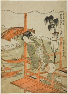 『三十六花撰』 菱屋家の花魁 光戸 作： Ippitsusai Bunchō