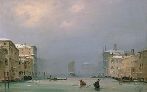 雪と氷の大運河、1849年