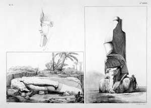 メンフィス、エジプト、19世紀 作： Ippolito Rosellini