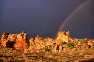 コロラド州キャッスル・ロック、古代アナサジ遺跡 作： Ira Block
