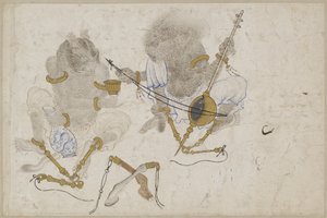 15世紀の束縛された2つの悪魔 作： Iranian Master