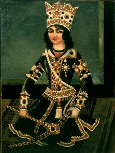 アッバス・ミンザの肖像（c.1783-1833）、プリンスオブペルシャ、シャーファスアリの息子（在位1797-1834）