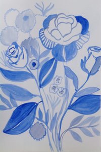ブルーの花束 作： 