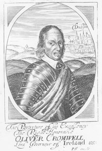 オリバー・クロムウェル（1599-1658）c.1650 作： Irish School