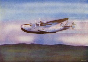 ボーイング314、ヤンキー・クリッパー（カラーリトグラフ）