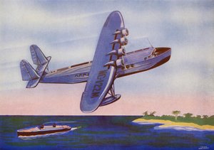 シコルスキーS-42、バミューダ・クリッパー（カラーリトグラフ）