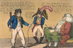 おむつinトウ、1803（手塗りのエッチング） 作： Isaac Cruikshank