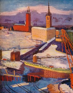 「ストックホルム」、c1933 1935 作： Isaac Grünewald