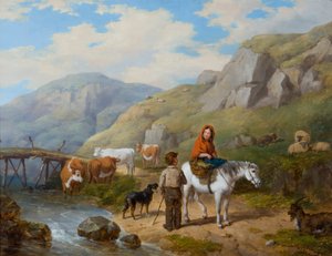 ウェイサイドゴシップ、1846 作： Isaac Henzell