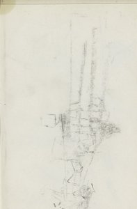 25ページのチョークドローイングのAbklatsch verso 作： Isaac Israels